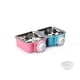 thumbnail image 1 of Cuenco Para Perros Crate Extraíble De Acero Inoxidable Azul+rosa, 1 of 9