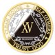thumbnail image 1 of Moneda de Sobriedad GOSIN 15 Años Aniversario, 1 of 7