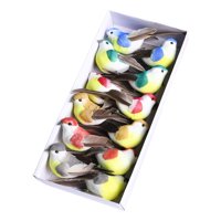 Ioensy - Escultura De Pájaro Para Decoración De Pájaros, Escultura De Animal Para Patio Exterior, 12 Uds.