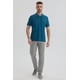 thumbnail image 4 of Polera Hombre Piqué Básica Lisa Petróleo - lV, 4 of 4