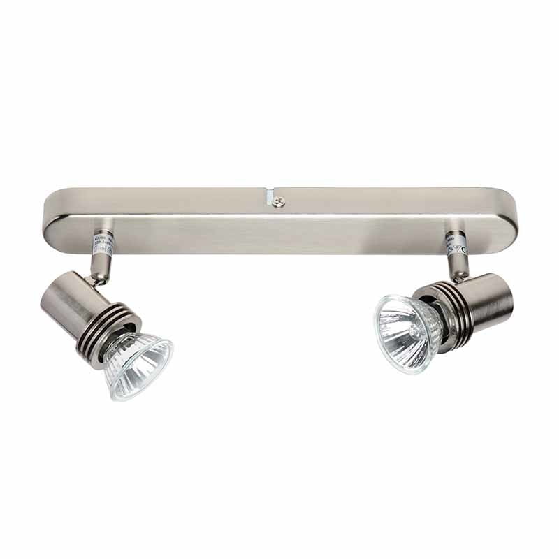 Bp Iluminación - Riel 2L Hat Económico Niquel