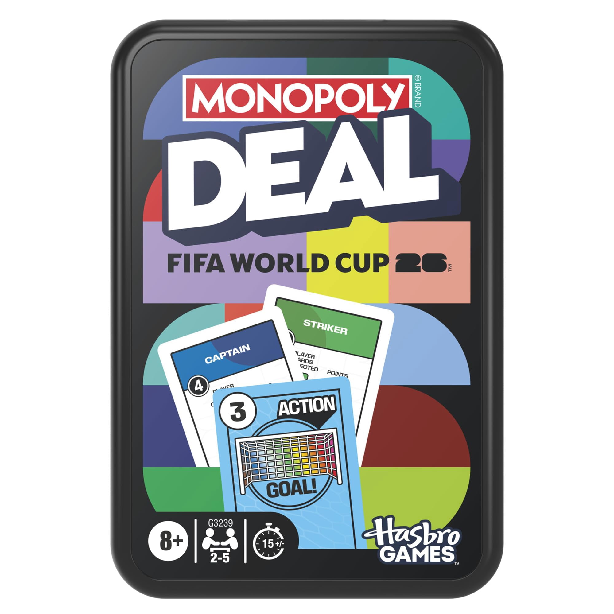 Juego De Cartas Monopoly Deal Fifa World Cup 2026 De Fútbol