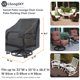 thumbnail image 3 of Funda para Silla de Salón Giratoria de Exterior LSongSKY Pack de 2 Negra, 3 of 9