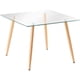 thumbnail image 1 of Mesa Eames Vidrio Cuadrada 80x80cm, 1 of 5