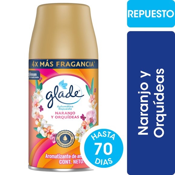 Aromatizante de Ambientes Automático Naranja y Orquideas Repuesto Lata