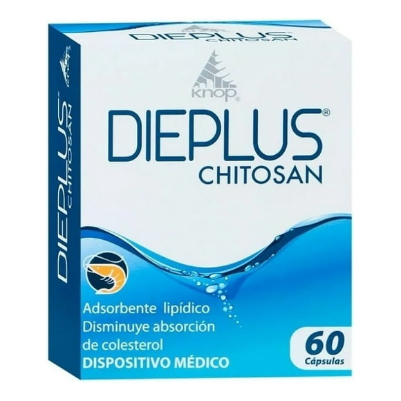 Dieplus Chitosan 60 Cápsulas