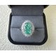 thumbnail image 2 of Anillo de Compromiso Ovalado de 4.5 Quilates CZ Diamante Verde/azul Simulado Anillos para Mujer Anillos de Cóctel de Plata Esterlina S925 Anillos de Promesa de Boda, 2 of 5