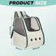 thumbnail image 2 of Mochila Transportadora para Gatos Uxcell, Portátil y Ventilada, Tela Oxford para Gatos o Perros Pequeños (Beige/Verde, 12.6"x11"x15"), 2 of 7