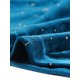 thumbnail image 5 of INSPIRE CHIC Vestido de Terciopelo para Mujer Cuello Cuadrado Manga de Malla Abullonada Estampado de Estrellas Vestidos de Fiesta de Graduación Azul Oscuro XS, 5 of 6