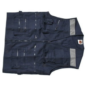 Bufalo - Chaleco Geologo Canvas Azul Talla L