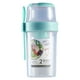 thumbnail image 3 of Recipiente para ensalada para almuerzo, tazas para desayuno, taza de ensalada portátil para frutas y verduras con tenedor, taza de postre para trabajo verde, 3 of 5
