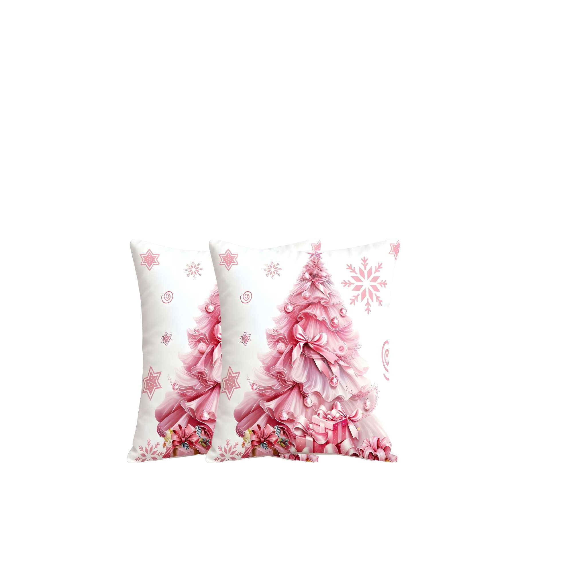 Genérico - Fundas Navidad Set De 2 Fundas Para Cojines De 45x45 Cm