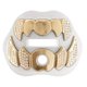 thumbnail image 1 of Protector bucal LeCool 3D Beast Chrome para adultos y jóvenes - Blanco, 1 of 7