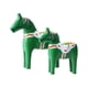 thumbnail image 5 of 2 Estatuas De Caballos De Madera De Dalecarlian Para Decorar, Novedosas, De Color Verde, 5 of 5