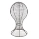 thumbnail image 2 of Sombrero de metal casco de casco de rack de pelo peluca soporte de visualización de almacenamiento de plata plata, 2 of 3