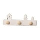 thumbnail image 3 of Ganchos Para Abrigos De Casa De Muñecas, Modelo De Escena DIY, Accesorios Para Fotos, Perchas De Pared En Miniatura, Color Blanco, 1/12, 3 of 3