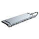 thumbnail image 3 of Hub USB Carcasa De Aluminio Fácil De Usar Portátil Con Puerto PD De 100 W Puertos Múltiples 12 Puertos, 3 of 5
