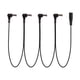 thumbnail image 4 of Cable De Efectos De Cadena De Margaritas 9V DC Para Guitarra Acústica Teclado De Guitarra Eléctrica 4way, 4 of 5