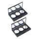 thumbnail image 2 of 2x 3 Rejillas Caja De Sombra De Ojos Vacía Caja De Almacenamiento De Cosméticos DIY Mujeres Niñas, 2 of 5