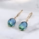 thumbnail image 2 of Stunning Temperament Tourmaline Oval Gemstone Pendant Earrings for Women and Girls - Sparkling and Elegant Jewelry, 2 of 4