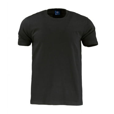Polera 100% Algodón Manga Corta Hombre Negro