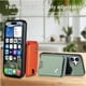 thumbnail image 2 of Funda Billetera Tejida para iPhone 16 Plus con Soporte y Tarjetero Verde, 2 of 4