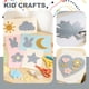 thumbnail image 5 of Hojas de espuma glitter Yezinie 20 × 15 cm, paquete de 16, color plateado, 5 of 6