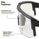 thumbnail image 2 of Gafas de Seguridad KLEIN TOOLS Blade Antivaho UV 99.9%, 2 of 5