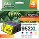 thumbnail image 1 of Cartuchos de tinta ejet 952XL pack de 4 colores (negro, cian, magenta y amarillo), 1 of 9