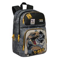 Mochila Infantil Niño Fantasy Dino Jurassic Gris Head