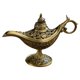 thumbnail image 5 of Aladdin Lamp Genie Costume Light Coleccionable Para Decoración De Adornos De Fiesta Bronce, 5 of 5