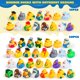 thumbnail image 2 of Rubber Ducks JOYIN 30 unidades con bolsa de transporte de malla para baño infantil, 2 of 8