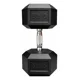 thumbnail image 1 of Mancuerna Hexagonal Cromada Caucho 50 Kg Crossfit Negro, 1 of 1