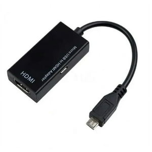 Genérico - Cable Mhl Adaptador Micro Usb Hdmi A Hdtv 1080P