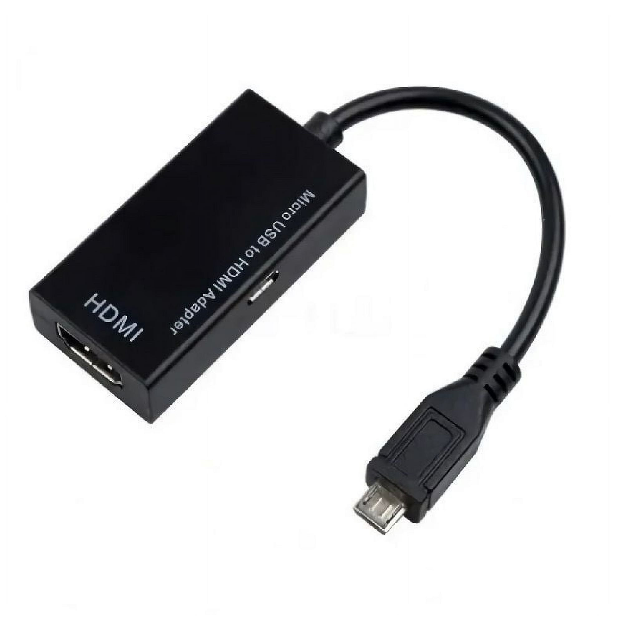 Genérico - Cable Mhl Tecnologia Adaptador Micro Usb Hdmi A Hdtv 1080p Traspasa Video Celular A Tv
