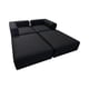 thumbnail image 2 of Sofa Cama Arkos Dos Cuerpos En Lino Negro, 2 of 3