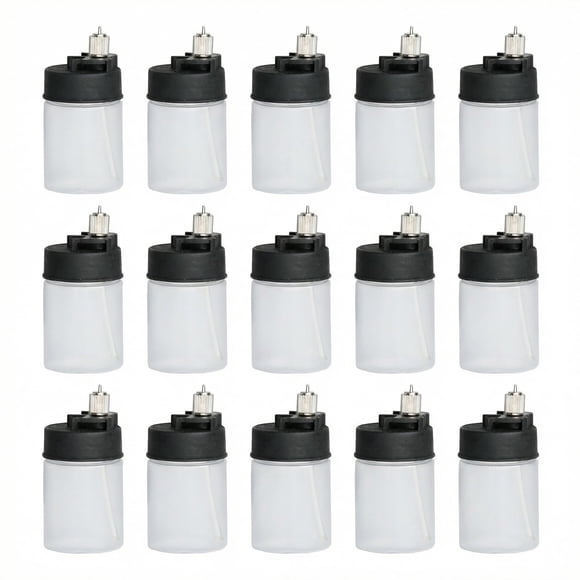 Botellas para aerógrafo T TOGUSH 22 ml Pack de 15 unidades con boquilla de 0,5 mm