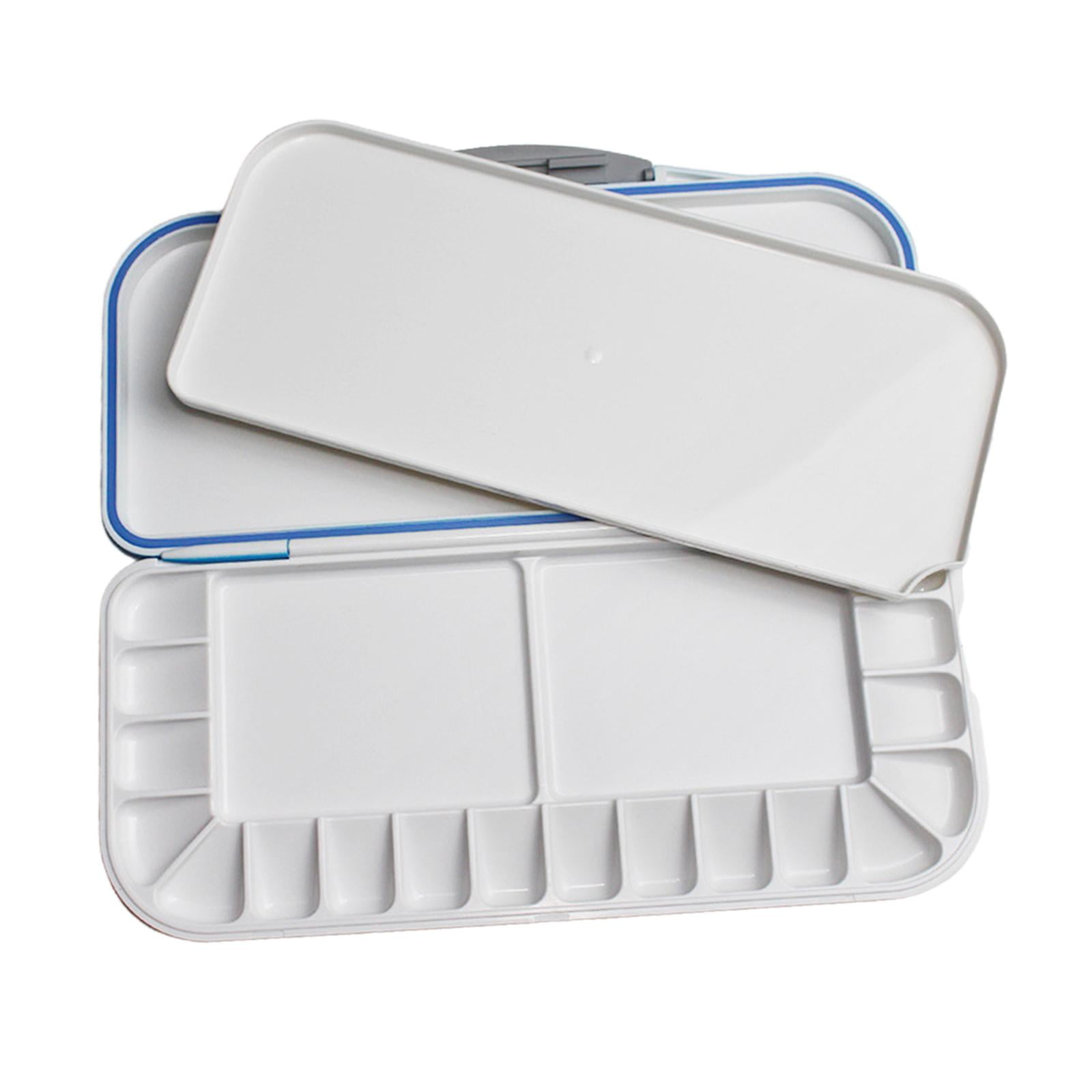 Bothyi - Paleta De Acuarela Para Pinturas Acrílicas Y Al Óleo Con Cubierta, Paleta De Pintura Para Principiantes, 18 Pocillos