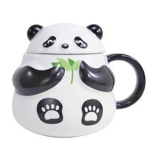 Bothyi - Taza De Agua Panda Taza Creativepanda Reutilizable Para Leche, Agua Fría Y Caliente, Jugo