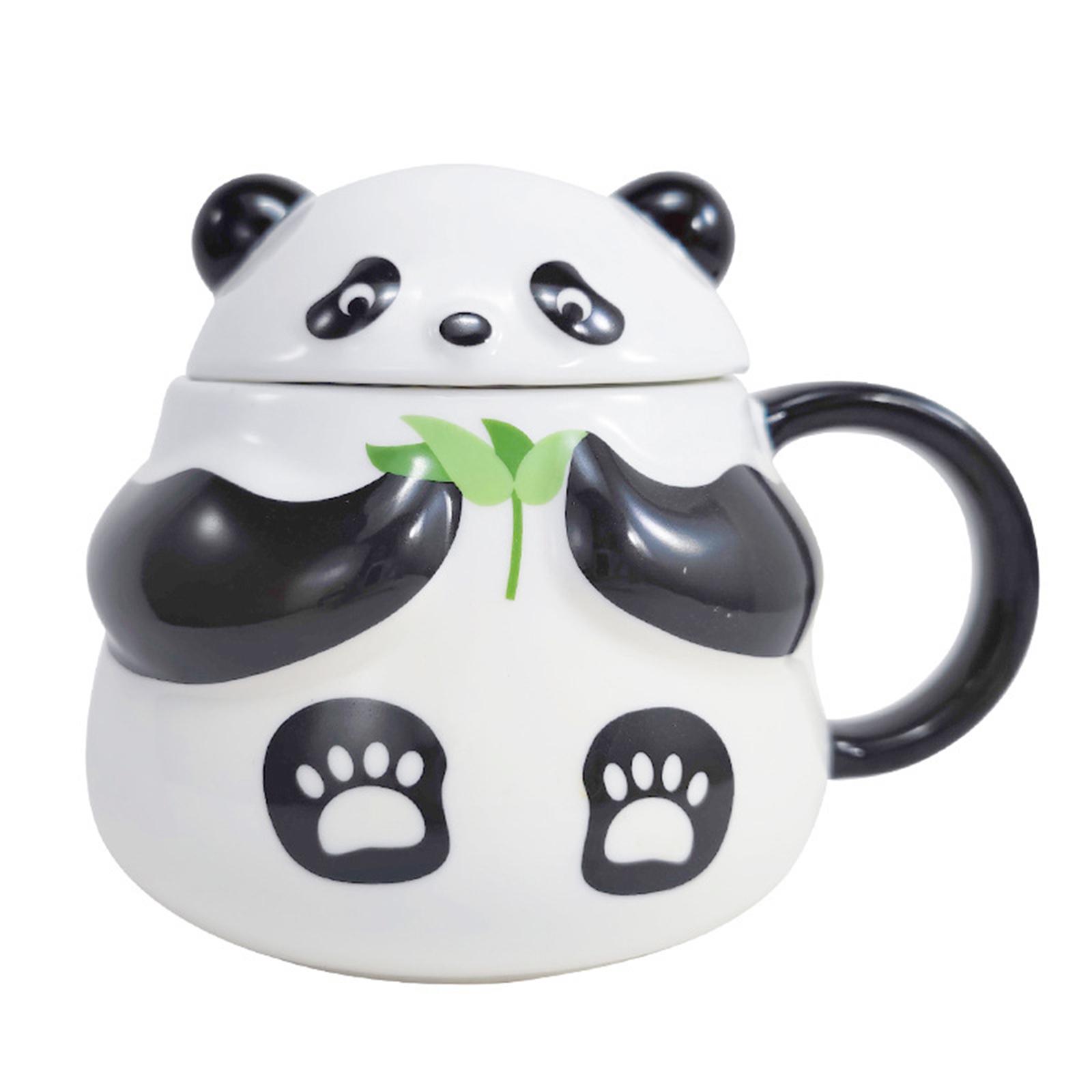 Bothyi - Taza De Agua Panda Taza Creativepanda Reutilizable Para Leche, Agua Fría Y Caliente, Jugo