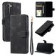 thumbnail image 1 of Funda Cartera para Samsung Galaxy S21 Plus Tapa con Ranuras, Soporte y Correa Negro, 1 of 5