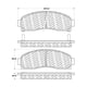 thumbnail image 2 of Pastillas Freno para auto Chevrolet Equinox 2005-2009 Delantero, 2 of 5