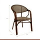 thumbnail image 4 of Silla Bistro Parisina Textileno con reposabrazos - Beige, 4 of 4
