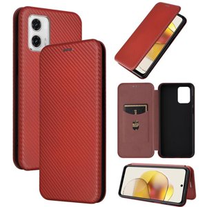 Funda Flip Para Foxdock Moto G53 - Funda Magnética De Negocios, Funda Protectora Delgada