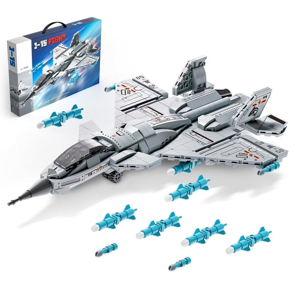 Kit de construcción Xingya youpin J-15 Fighter Jet 577PCS