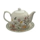 thumbnail image 1 of Tetera China de 2 piezas, jarra de café de con platillo, hervidor de agua, jarra de leche para mujeres y adultos, leches de té sueltas, 1 of 5