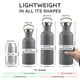 thumbnail image 5 of Botella de agua Bambaw de acero inoxidable sin aislamiento, 950 ml, gris, 5 of 8
