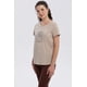 thumbnail image 2 of Polera Mujer Print Aplicación Folia Beige, 2 of 4