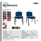 thumbnail image 3 of Silla Visita ISO Tapiz Azul, 3 of 3