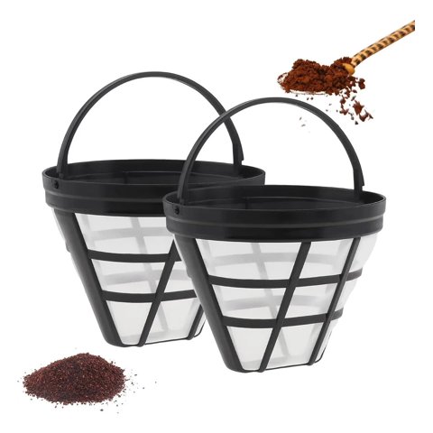 Genérica - Pack 2 Filtro De Malla De Filtro De Café Reutilizable Estilo